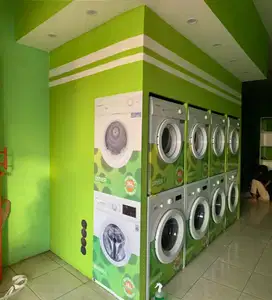 MESIN CUCI LG + MESIN PENGERING DIAMANTE II PAKET USAHA LAUNDRY