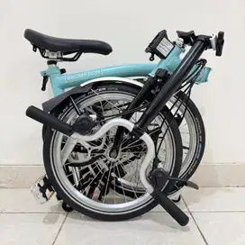 SEPEDA LIPAT BROMPTON M6L TURKISH GREEN BLACK 2018 - ISTIMEWA