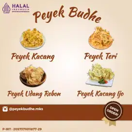 PEYEK BUDHE | KACANG, TERI MEDAN, UDANG REBON, KACANG IJO