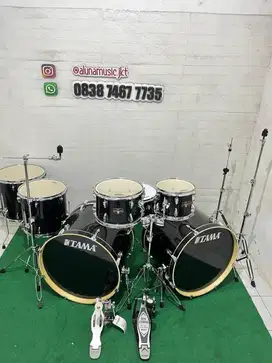 Drum set tama imperialstar 7 pcs double bass