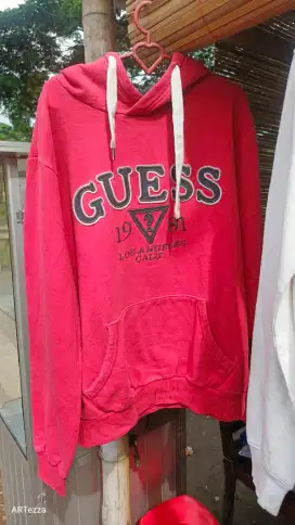 Hoodie Guess Red