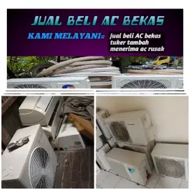 Terima ac bekas rusak