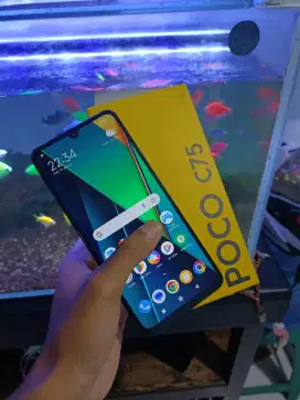 Poco c75 8/256 lengkap ori