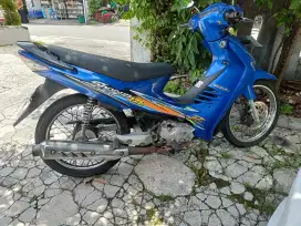 Shogun 125 warna biru