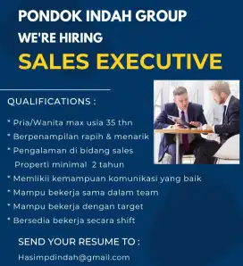 Lowongan Sales Properti Pondok Indah