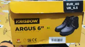 Sepatu safty merk krisbow gaul