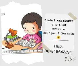 Private Calistung, SD kelas 1 sd 6