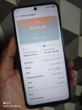 Oppo A3 Pro 5G NFC Ram 8+8/256 Fullset Super Mulus