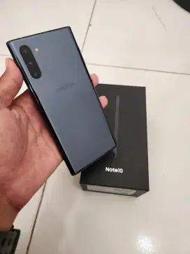 Samsung Note 10 8/256 GB Aura Black Mulus Fullset Grs SEIN