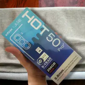 Infinix Hot 50 Pro+ Plus 8/256 Layar Lengkung, Baru Masih Segel Dusbox