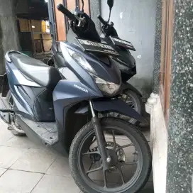 Honda beat deluxe 2022 biru matte