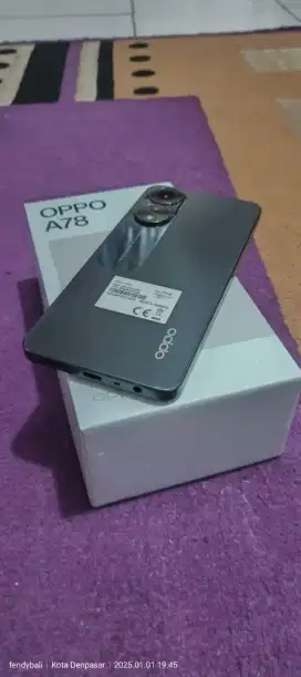 OPPO A78 RAM 8/256 FULLSET LIKE NEW