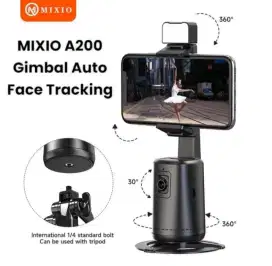 MIXIO A200 Auto Face tracking Gimbal handphone 360 stabilizer