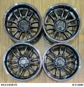 Jual velg mobil GAZE r18 6x139,7 blackchrome dll