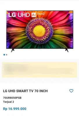 DISC 50% 70 UHD 4K LG SMART TV AI 70UR8050PSB