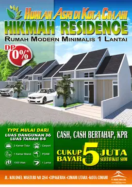 Rumah Murah Kota Cimahi Cipageran Suasana Asri View Kota Cimahi