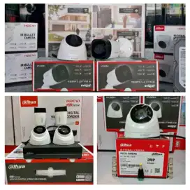 Paket cctv dahua 8 ch 4 camera 2mp