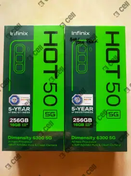 Infinix hot 50 5G ram 8+8/256 100% baru Termurah