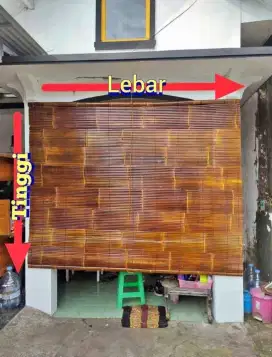 kerei wulung tirai bambu wulung