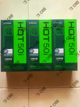 Infinix hot 50i NFC ram 6+6/128 100% baru Termurah