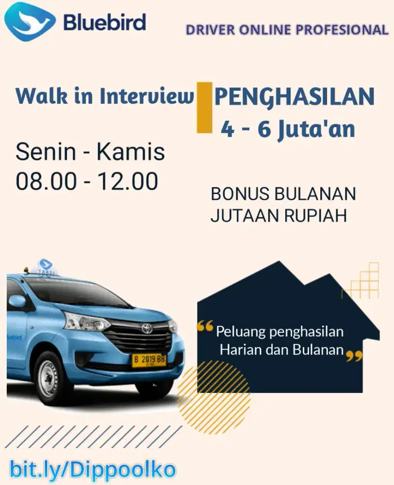 Pengemudi taksi Bluebird pool Kodau
