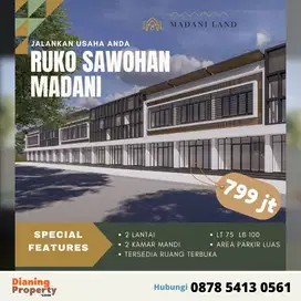 Ruko Modern 2 Lantai di Kawasan Elit Buduran, Ruko Sawohan Madani.