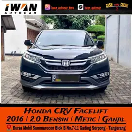 2016 Honda CRV Facelift 2.0 Autometic