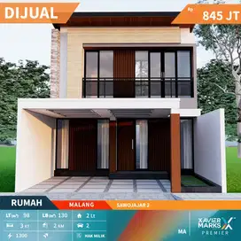 Dijual Rumah Baru Desain Modern Strategis Di Sawojajar 2 Malang(OLX332