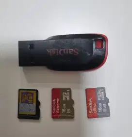 Jual Micro Sd SanDisk dan Flashdusk