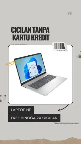 CICILAN LAPTOP HP DAN ALL TYPE BRAND TANPA DP