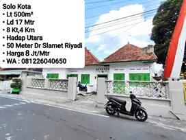 Jual Rumah Hitung Tanah Solo Kota 100 Mtr Dari Jalan Slamet Riyadi