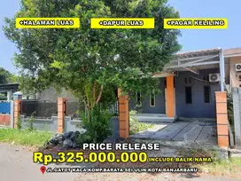 Rumah siap huni di 900m ke QMall & 1km dari unlam bjb