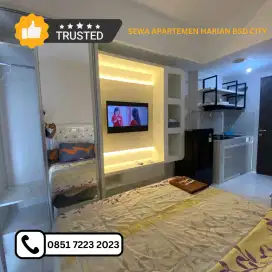 Sewa apartemen harian treepark bsd