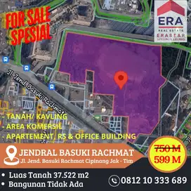 TANAH/ KAVLING JALAN BASUKI RACHMAT CIPINANG JAKARTA SELATAN