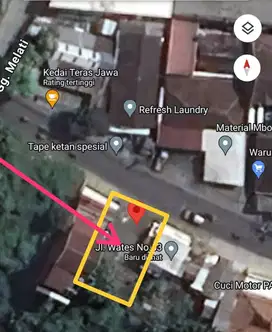 Tanah Murah di Jl. Wates Mangku Jalan Utama