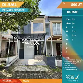 Dijual Rumah Baru Minimalis Kontemporer di Araya Malang