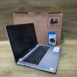 Laptop Asus Vivobook Slim Ram 4GB  bonus Mouse Baru Siap pakai [Bisa D