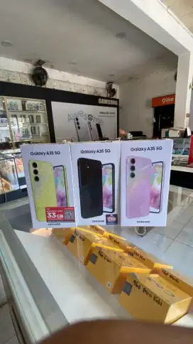 Redy Samsung galaxy A35 5G 8/256 NEW Garansi Resmi 1thn