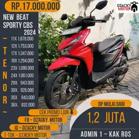 BEAT FI SPORTY CBS 2024 JUAL CASH CREDIT DP MULAI 1,2JTAAN