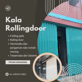 Rolling door, kanopi, baja ringan folding gate baru dan juga service