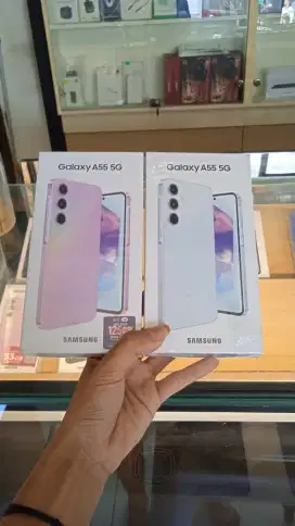 Redy Samsung galaxy A55 5G 12/256 NEW Garansi Resmi 1thn