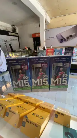 Redy Samsung galaxy M15 5G 6/128 NEW Garansi Resmi 1thn