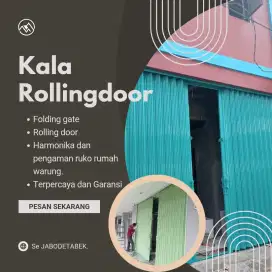 Pengaman rumah, toko warung, rolling door folding gate kanopi,