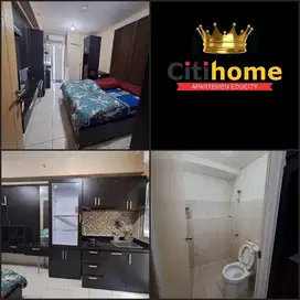 menyewakan apartemen educity 1br bulanan bycitihome