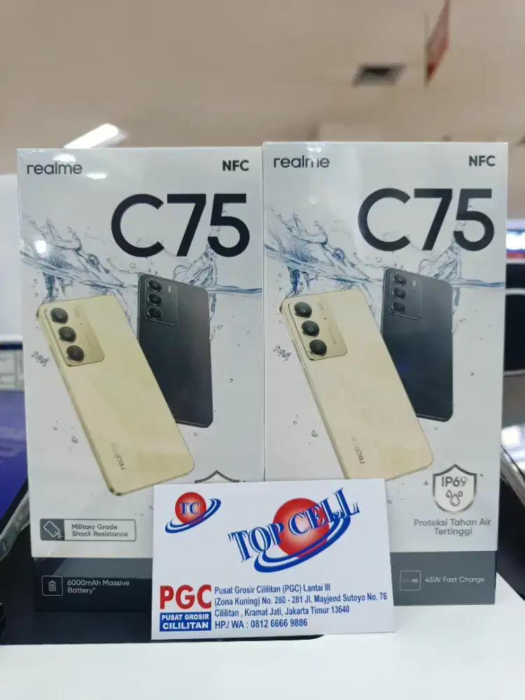Realme C75 ip 69 NFC 8/256