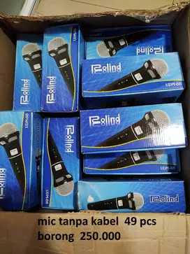 microphone kabel rolind murah tanpa kabel borong 49pcs