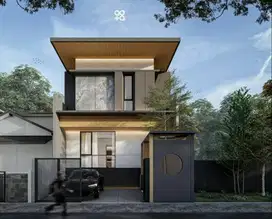 Dijual rumah modern Tropis setraduta bandung