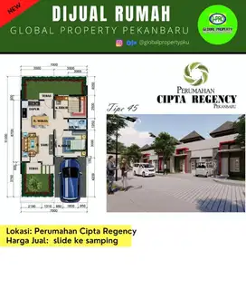 Dijual Rumah Cipta Regency Full Townhouse