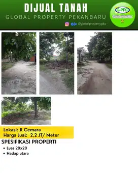 Dijual Tanah Jalan Cemara