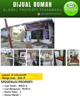 Dijual Rumah Jalan Lokomotif Siap Huni